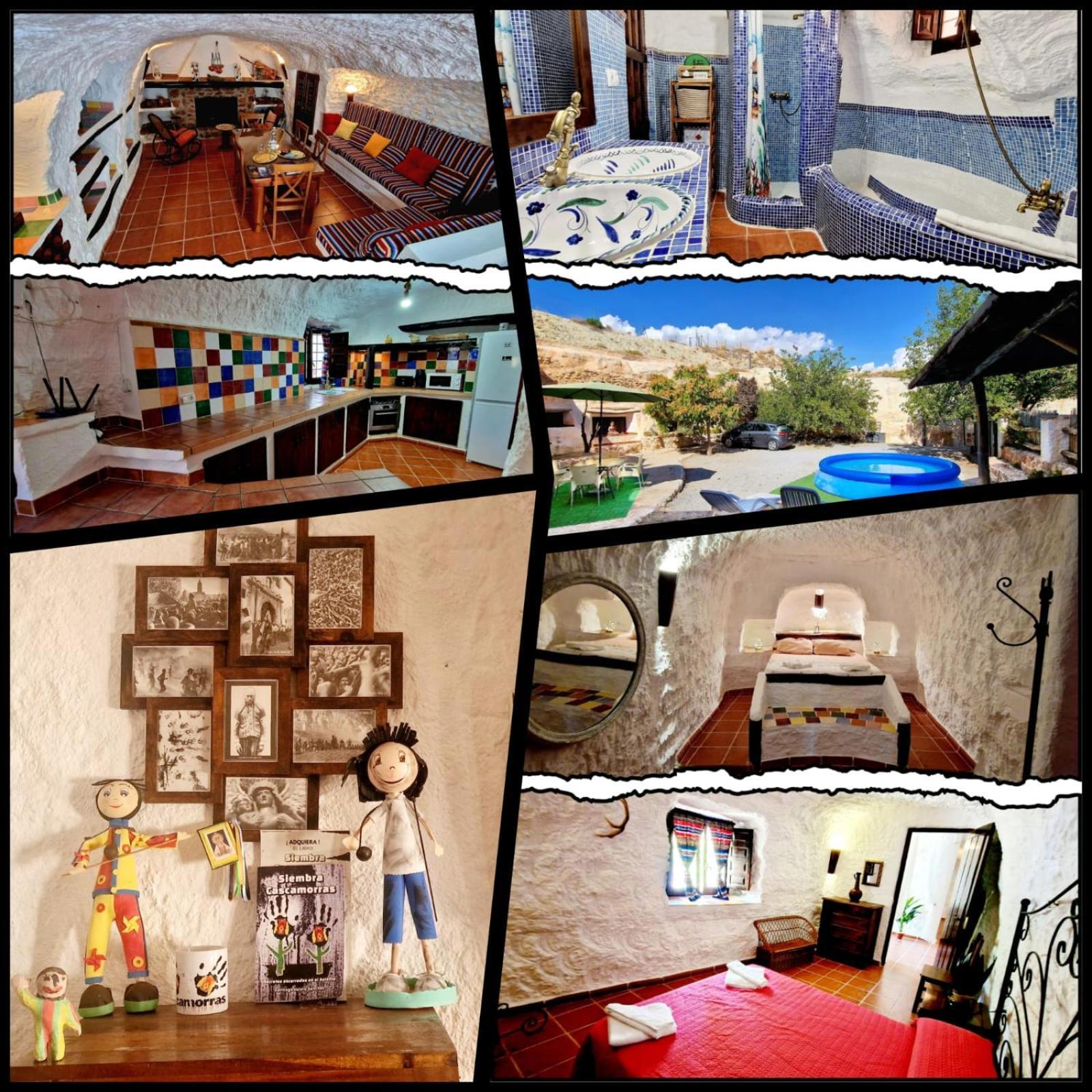 Casa Cueva Cascamorras "Capricho Andaluz" Baza Exteriör bild