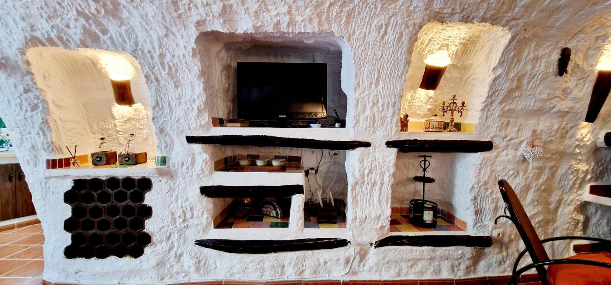 Casa Cueva Cascamorras "Capricho Andaluz" Baza Exteriör bild
